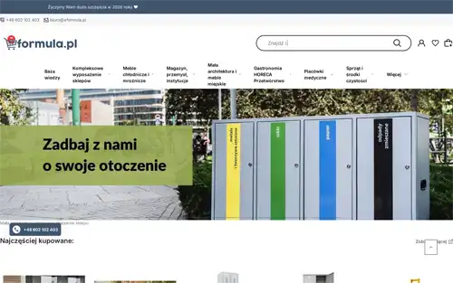 Sklep Wyposażenie magazynów i sklepów w eformula.pl