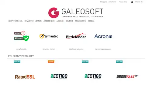 Sklep Galeosoft.pl - tanie oprogramowanie antywirusowe +  licencje biurowe