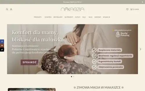 Sklep Sklep makaszka.pl - śpiworki do wózka, pościele i akcesoria dla niemowląt