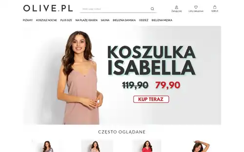 Sklep Olive.pl - tania bielizna w dużych rozmiarach