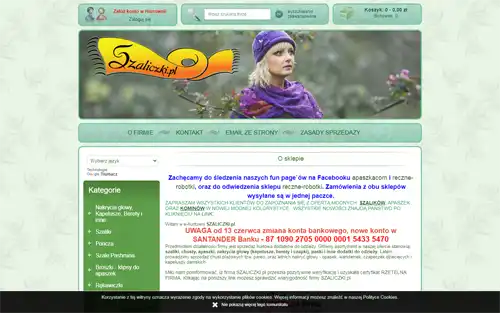 Sklep Szaliczki.pl: tanie apaszki, szaliki i chusty hurt i detal