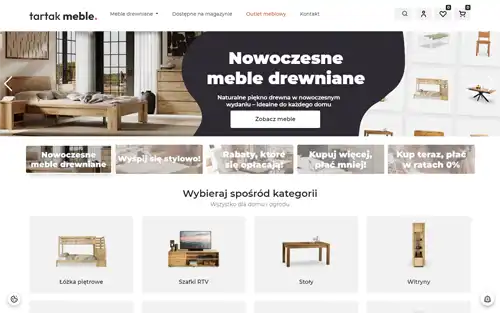 Sklep Tartak-meble.com.pl - tanie meble z litego drewna